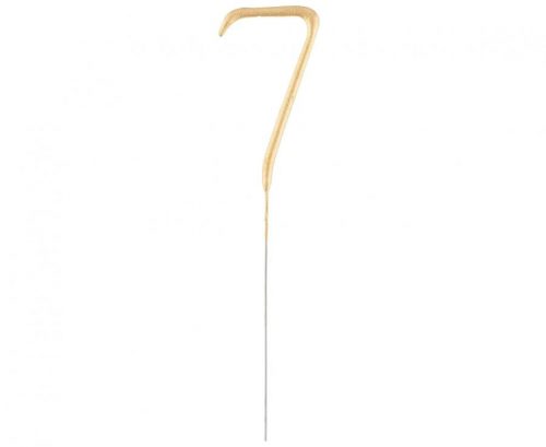 Numere Gold Scânteietoare aurie numărul 7, 17 cm