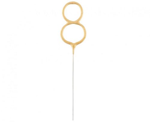 Numere Gold, Aurii 8 Artificii 17 cm