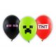 Minecraft TNT Balon de petrecere, set de 6 bucăți, 12 inch (30 cm)