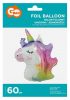 Unicorn Head balon din folie 75 cm