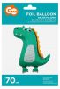 Dinozaur Green balon din folie 70 cm