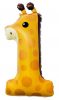 Numere Giraffe Balon din folie Giraffe Numărul 1, 80 cm