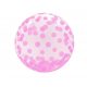 Bebe Balon folie sferă Pink Dots Aqua 46 cm