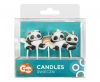 Animale Cute Lumânare de tort panda, set de lumânări 5 buc