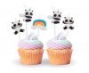 Animale Cute Lumânare de tort panda, set de lumânări 5 buc