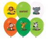 Safari Safari, balon, 5 buc 12 inch (30 cm)