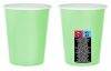 Colorat Solid Mint Pahar de hârtie verde, set de 14, 270 ml