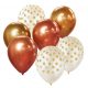 Colorat Colour Set de baloane Gold-Copper, 7 buc 12 inch (30cm)