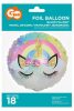 Unicorn Pastel  balon din folie 36 cm