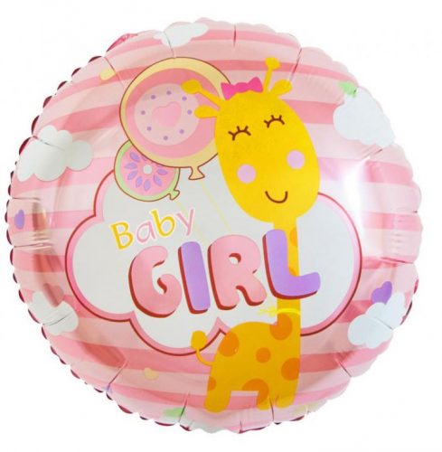 La mulți ani Balon folie Baby Girl 36 cm