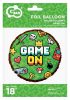 Gamer Game On Balon din folie pentru jucării 45 cm