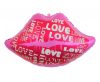 Iubire Balon din folie Lips and Love 62 cm