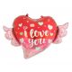 Iubire Balon folie I love You Wings 68 cm