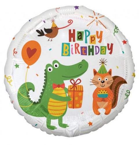 La mulți ani Crocodile Balon din folie Happy Birthday Crocodil 36 cm