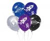 Spațiu Univers, balon, pachet de 5 bucăți 12 inch (30 cm)