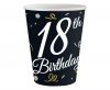 La mulți ani B&C Happy Birthday 18 pahare de hârtie 6 bucăți 200 ml