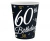 La mulți ani B&C Happy Birthday 60 pahare de hârtie 6 bucăți 200 ml