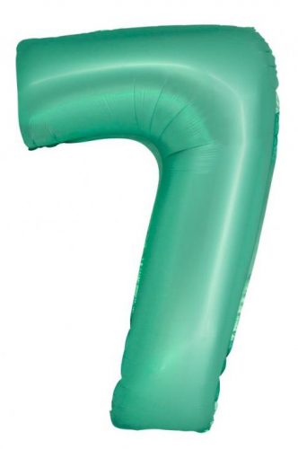 Numere Mint Mat Balon folie menta numărul 7, 76 cm