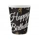 La mulți ani B&C Pahar de hârtie Happy Birthday 6 buc 250 ml