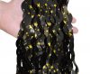 Colorat B&C Gold Stars Perdea cu Stele Negre 2 m