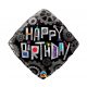 La mulți ani Robot Cogwheels Balon folie Happy Birthday 46 cm