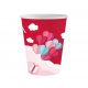 Iubire Love Is In The Air Red pahar de hârtie 6 buc 250 ml