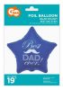 Tată Best Dad Ever balon din folie 44 cm