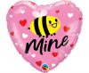 Iubire Bee Mine balon de folie 46 cm