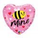 Iubire Bee Mine balon de folie 46 cm