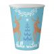 Crăciun Hello Winter i pahar de hârtie 6 buc 250 ml