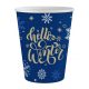 Crăciun Hello Winter i pahar de hârtie 6 buc 250 ml