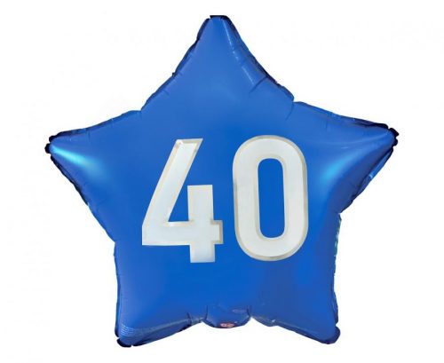 La mulți ani Blue Balon folie stea albastră Happy Birthday 40 44 cm