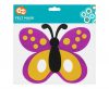 Animale Butterfly Mască de fetru fluture 18 cm