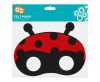 Animale Ladybug Masca de buburuză din fetru 18,5 cm