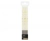 Colorat Millennium White, Lumânare de tort albă, set de lumânări 6 buc