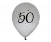 La mulți ani Silver Baloane de argint Happy Birthday 50, 5 buc 12 inch (30cm)