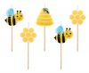 Animale Beehive Lumânare tort cu albină, set de 5 lumânări