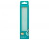 Colorat Pearly Light Blue, Set de 8 lumânări pentru torturi albastre