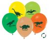 Dinozaur Dinozauri, balon, 5 buc 12 inch (30 cm)