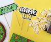 Gamer Game On Decorațiune pentru tort de jucărie 15 cm