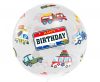 La mulți ani Happy Birthday Vehicles, Balon din folie pentru vehicule 46 cm