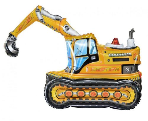 Vehicul Excavator 3D Balon folie Excavator 89 cm