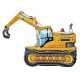 Vehicul Excavator 3D Balon folie Excavator 89 cm