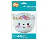 Pisică Cat Flower, balon din folie 44 cm