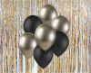 Colorat B&C Prosecco-Black set de baloane, 7 buc 12 inch (30cm)