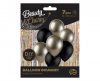 Set baloane colorate B&C Prosecco-Black, set de 7 bucăți de 12 inch (30cm)