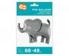 Elefant Grey balon din folie 68 cm