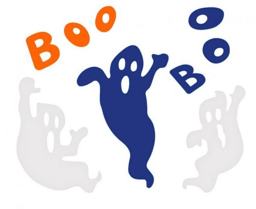 Halloween Set de stickere pentru fereastra din gel Boo