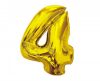 Numere Gold Balon din folie aurie cu numărul 4, 92 cm