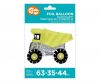 Vehicul Trolley 3D Balon Foil Basculantă 72 cm